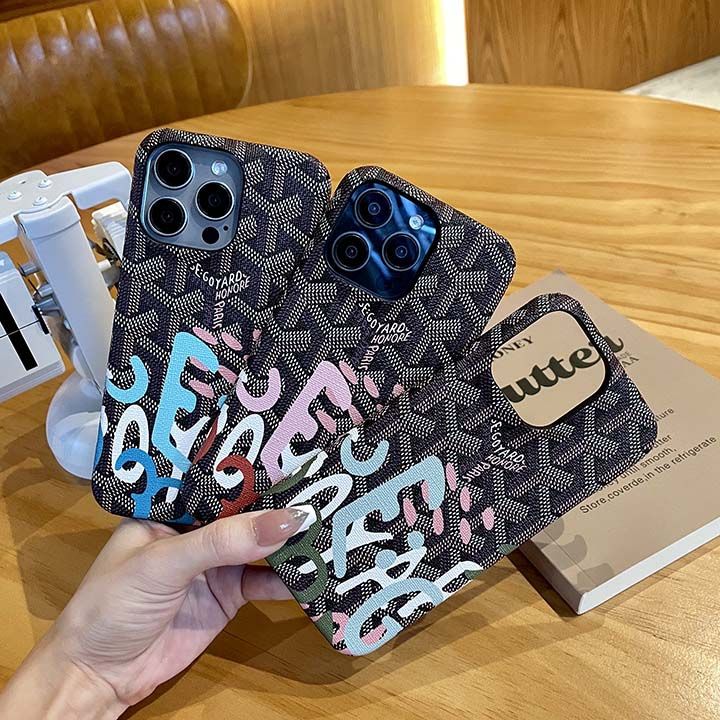 iphone 15 スマホケース ゴヤール風 