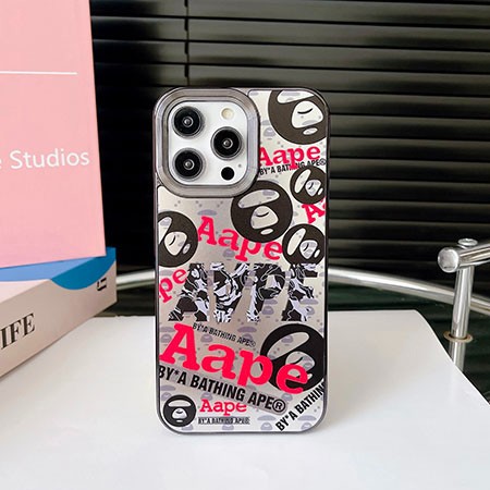 ハイブランド カバー アイホン 14plus aape  新発売