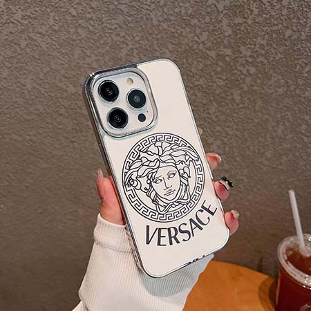 iphone 16 プロ スマホケースversace 皮製