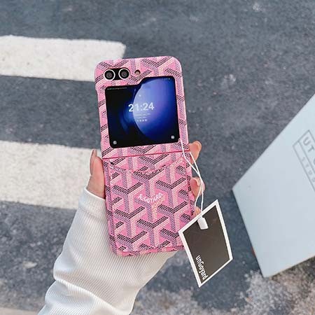 アイフォン ZFlip5 goyard風 ケース