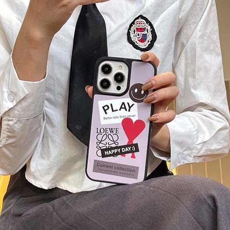 アイフォン 14pro max カバーコムデギャルソン comme des garçons 綺麗
