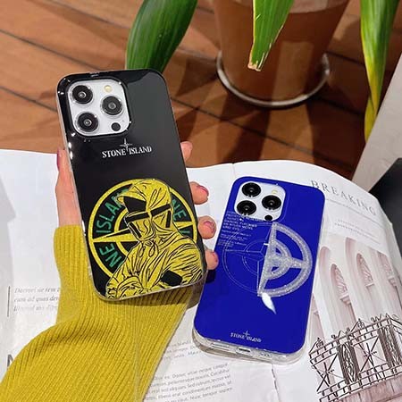 ブランド スマホケース アイフォン15プラス ストーンアイランド 