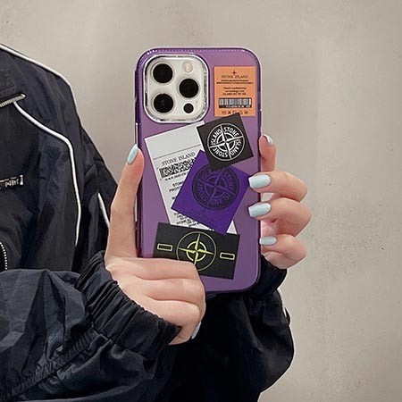 アイフォーン 14pro max スマホケースstone island ストーンアイランド 電気メッキ