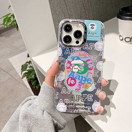 アイフォーン16 aape スマホケース  男性