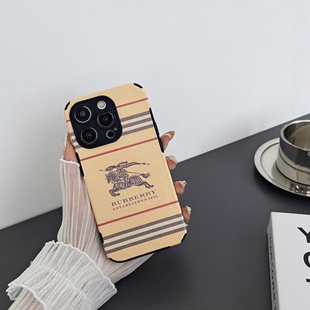 ブランド ケース アイフォーン 16プロ burberry バーバリー  ソフトゴーム