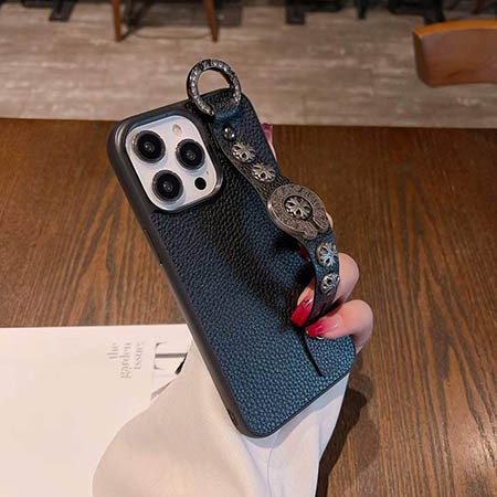 牛革 iphone14 スマホケース クロームハーツ 