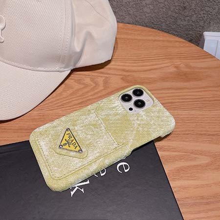 prada スマホケース アイフォン 14pro  チェック柄