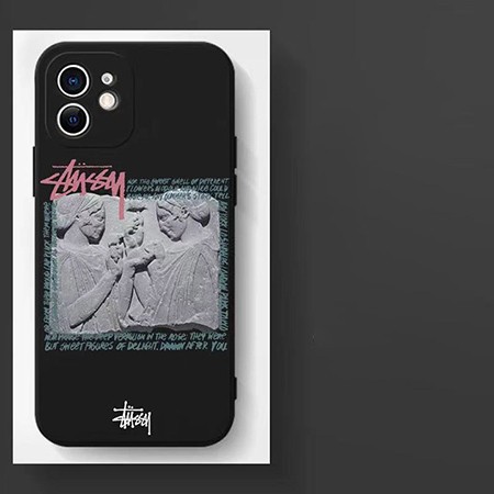 ハイブランド 携帯ケース アイフォン 16 stussy風 