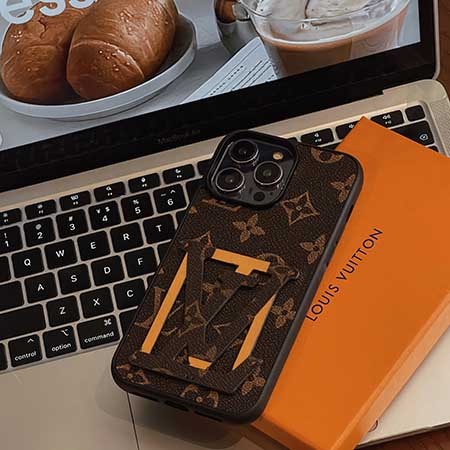 ブランド vuitton風 アイフォン14promax スマホケース  マゼンタ