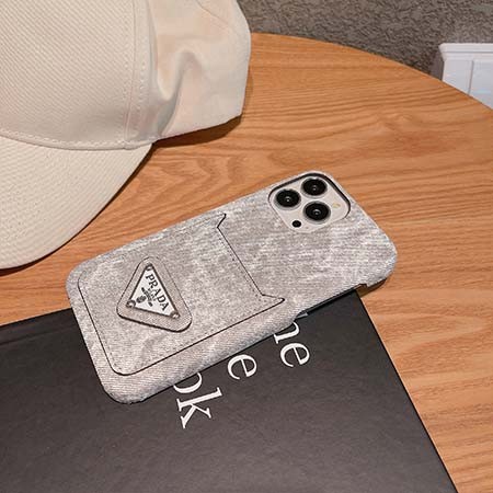 prada スマホケース アイフォン 14pro  チェック柄