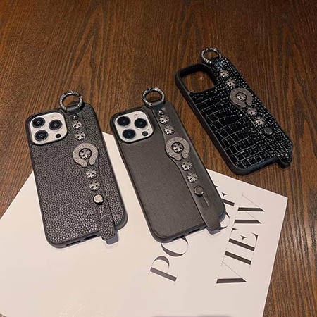 牛革 iphone14 スマホケース クロームハーツ 