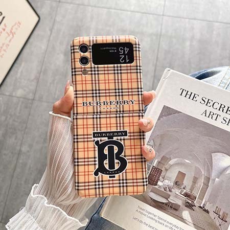 burberry バーバリー ギャラクシー ZFlip3 携帯ケース 