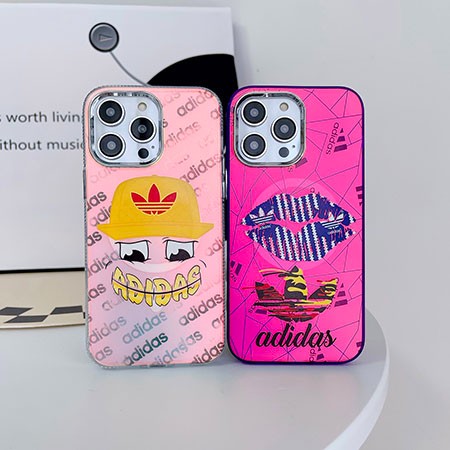 adidas風 マグネット アイフォーン 15