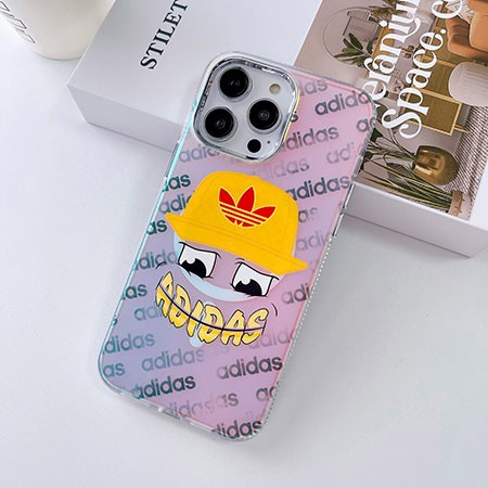 adidas風 マグネット アイフォーン 15