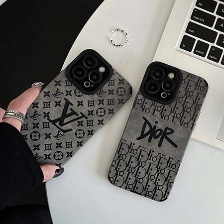 字母プリント dior カバー iphone14プロ 