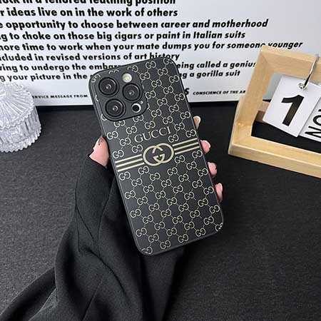 グッチ ホットスタンプ （ゴールド） iphone 15 ケース