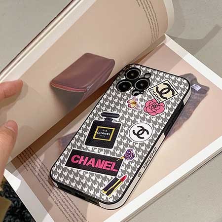 iphone 14pro シャネル スマホケース イタズラ風