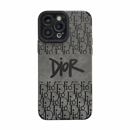 字母プリント dior カバー iphone14プロ 