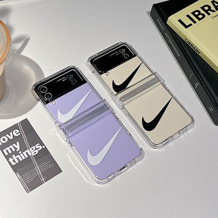 galaxy ZFlip4 スマホケース nike風 