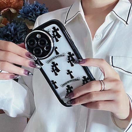 かわいい クロームハーツ風 ケース iphone16pro 
