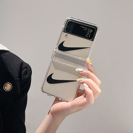 galaxy ZFlip4 スマホケース nike風 