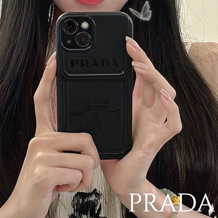 芸能人 prada プラダ アイホン 14plus カバー 