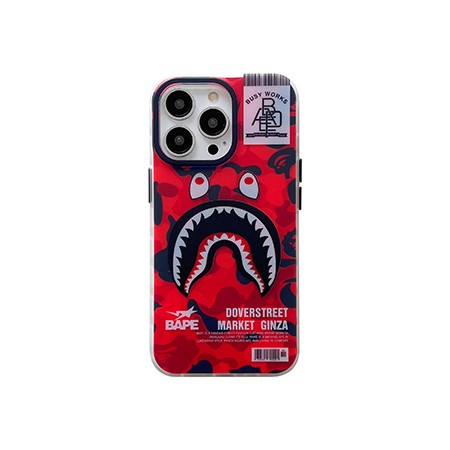 ア・ベイシング・エイプ風 ケース iphone15プラス 
