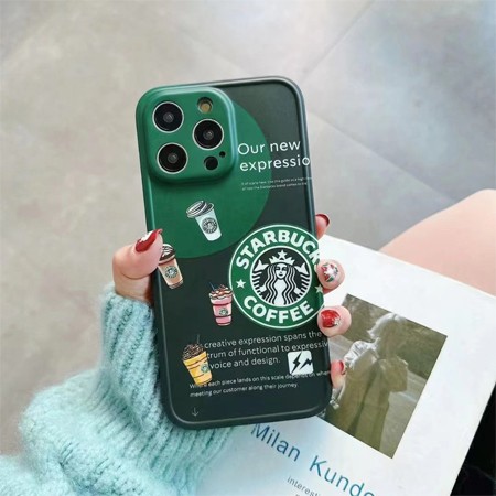 低価格 starbucks風 携帯ケース アイフォン 16プロ 