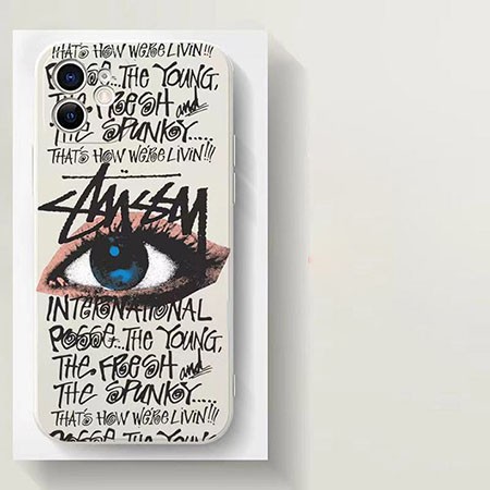 ハイブランド 携帯ケース アイフォン 16 stussy風 