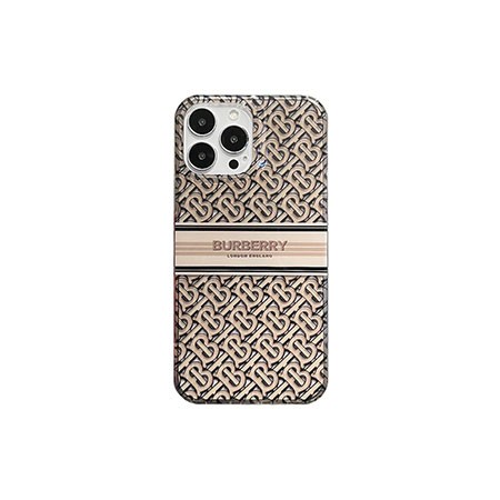 ソフト ハイブランド カバー iphone 15pro max バーバリー風 