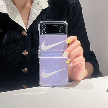 galaxy ZFlip4 スマホケース nike風 