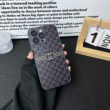 グッチ ホットスタンプ （ゴールド） iphone 15 ケース