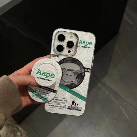 ハイブランド aape エイプ アイホン16plus 携帯ケース 