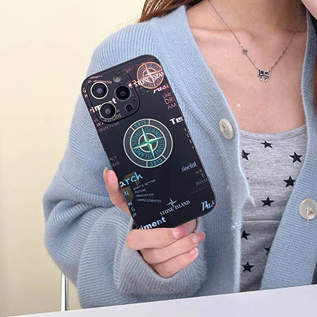 ミッキー stone island風 アイフォーン12 
