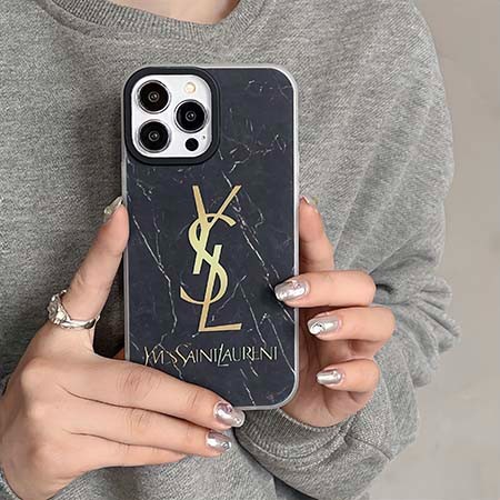 グリーン iphone14 ysl スマホケース 