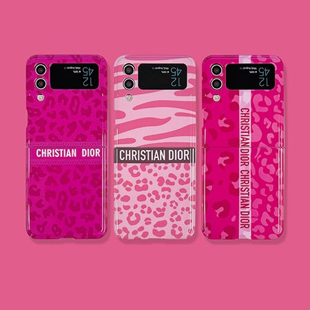 ギャラクシー ZFlip4 dior ディオール 携帯ケース  楕円形