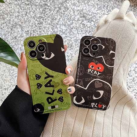 ハイブランド コムデギャルソン comme des garçons アイフォン 14pro 携帯ケース 
