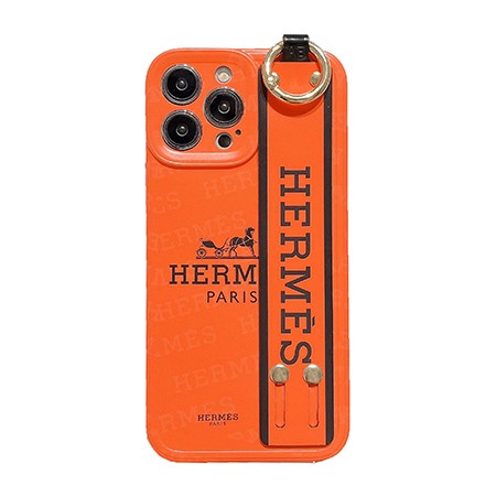 赤 hermes アイフォン 14プロ max ケース 