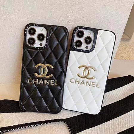 アイフォン 14plus chanel風 カバー 