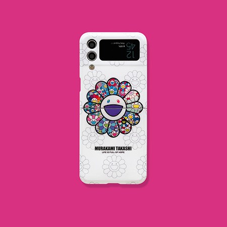 murakami sunflower ギャラクシー ZFlip4 ケース 