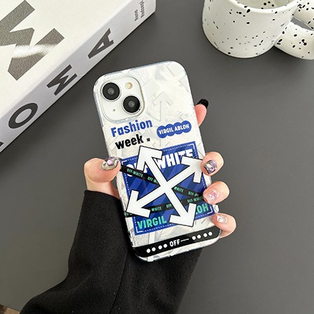 最高級 ハイブランド オフホワイト アイフォーン16 スマホケース 