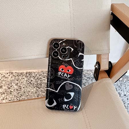 ハイブランド コムデギャルソン comme des garçons アイフォン 14pro 携帯ケース 