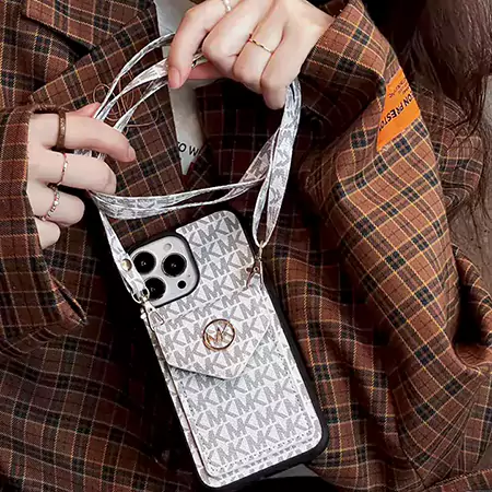 アイホン16プラス マイケルコース mk スマホケース  字母プリント