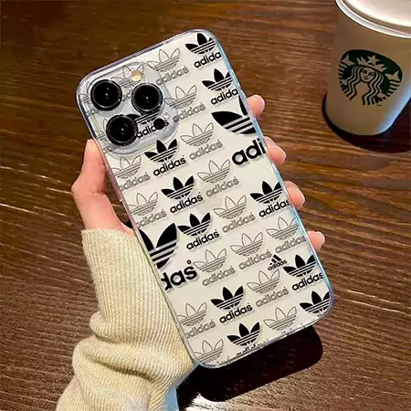 ハイブランド ケース アイフォーン 16plus アディダス adidas  大人