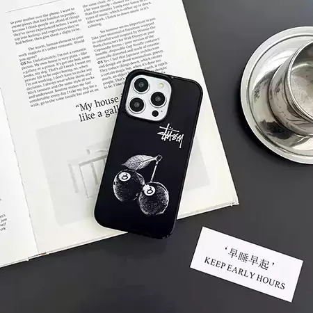 ステューシー風 アイホン 16 スマホケース  メンズ