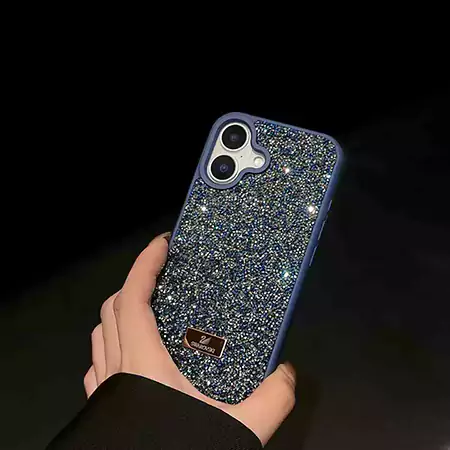 iphone17オシャレ スワロフスキー swarovski スマホケース アイホン 16pro 