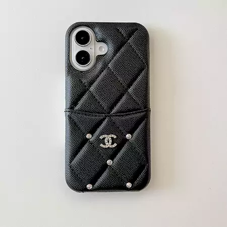 iphone17牛革 ハイブランド シャネル iphone16pro カバー 