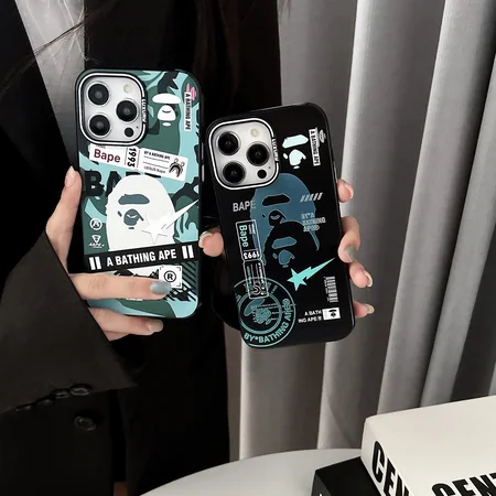 iphone17アイフォーン 16pro max ア・ベイシング・エイプ bape スマホケース 
