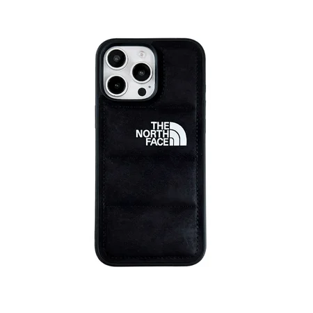 iphone17アイホン 16pro max 携帯ケース the north face風  オレンジ