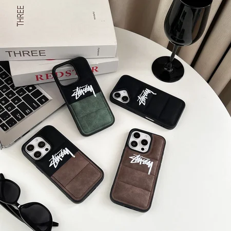 iphone17ブランド ステューシー風 iphone 14プラス ケース  可愛い
